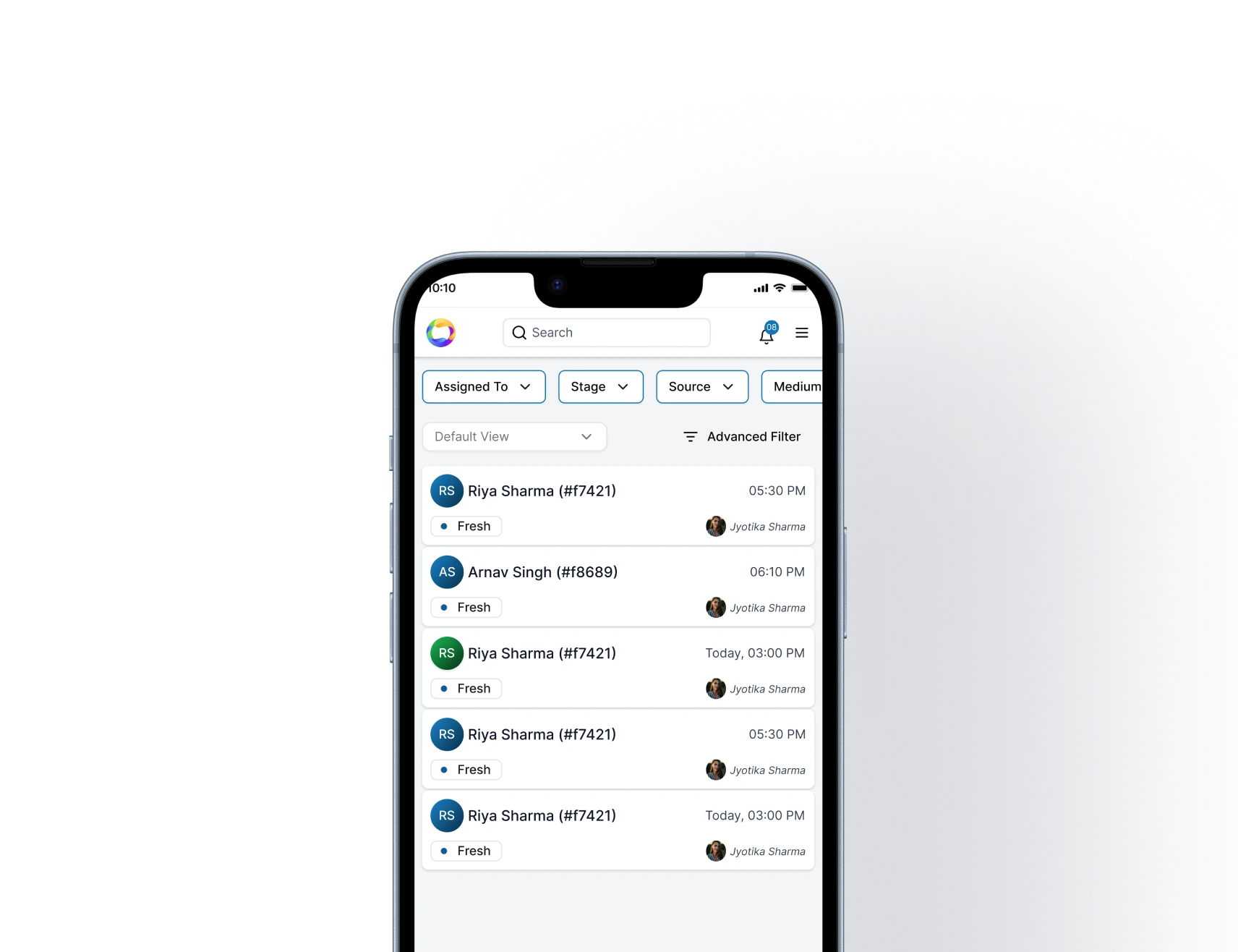 edMission CRM app preview